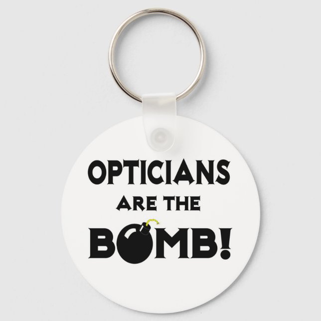 Llavero ¡Los Opticistas Son La Bomba! (Anverso)