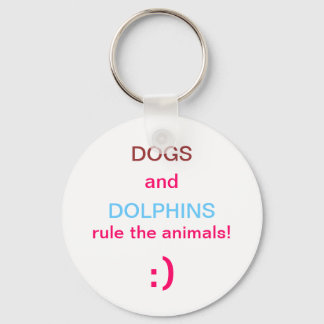 Llavero LOS PERROS Y DELFINES básicos REGLAN LA cadena DE 
