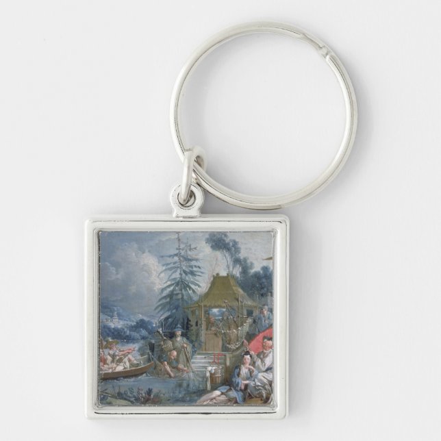 Llavero Los pescadores chinos, c.1742 (Frente)