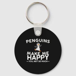 Llavero Los pingüinos me hacen feliz, tú no tanto Pingüino
