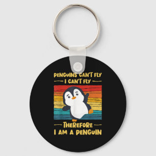 Llavero Los pingüinos no pueden volar No puedo volar Por l