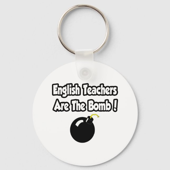 Llavero ¡Los Profesores De Inglés Son La Bomba! (Anverso)