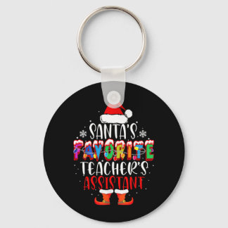 Llavero Los profesores favoritos de Santa Navidad divertid