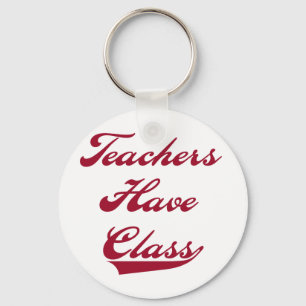 Llavero Los profesores tienen rojo de la clase