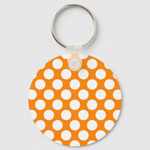Llavero Los puntos de la polka en el Naranja