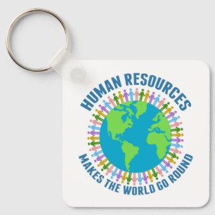 Llavero Los recursos humanos hacen que el representante de