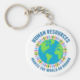 Llavero Los recursos humanos hacen que el representante de