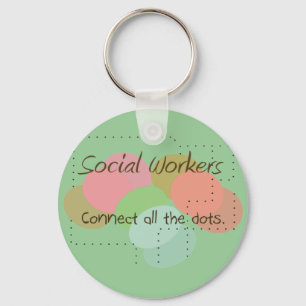 Llavero Los regalos del asistente social "conectan todos