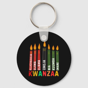 Llavero Los Siete Principios De Kwanzaa Kinara Feliz Kwanz