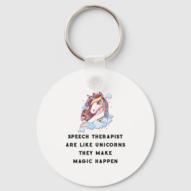 Llavero Los Terapistas Del Habla Son Como La Terapia Del H (Anverso)