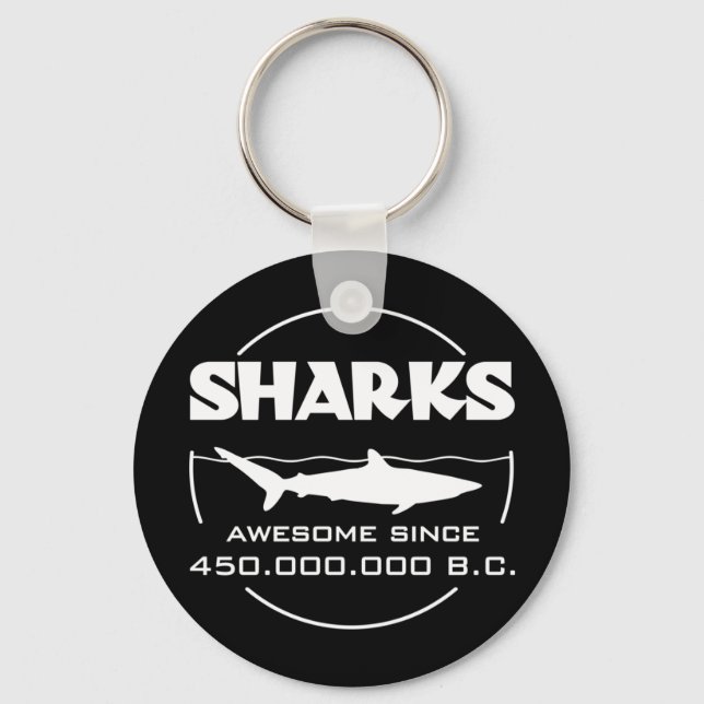 Llavero Los Tiburones Asombrosos Desde El 450.000.000 A.C. (Anverso)