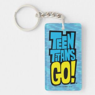Llavero ¡Los titanes adolescentes van! logotipo del  