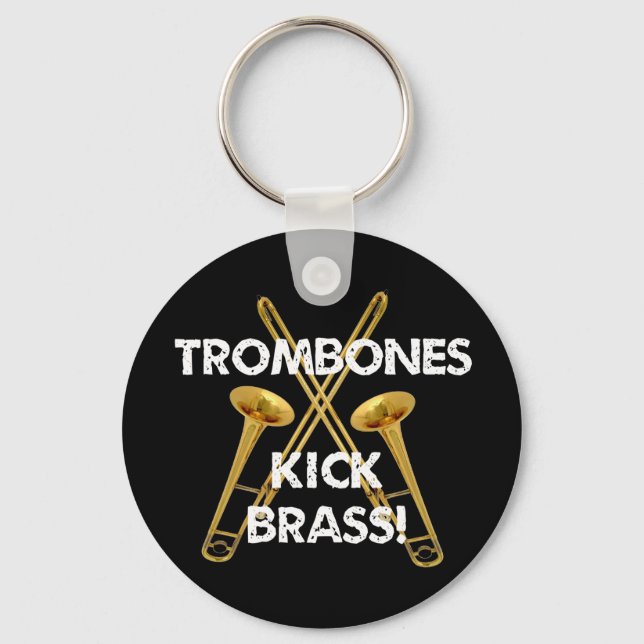 Llavero ¡Los trombones patean el latón! (Anverso)