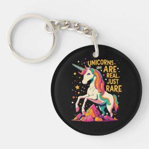 Llavero Los unicornios son reales solo que raros