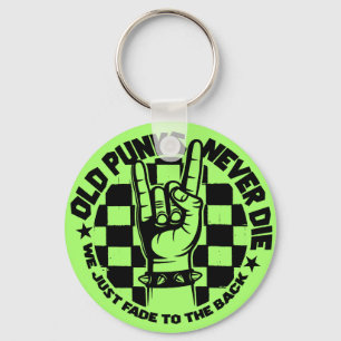 Llavero Los viejos PUNKS nunca mueren Punk Personalizado d