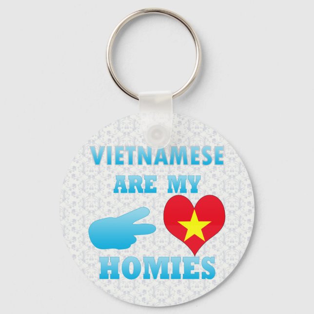 Llavero Los vietnamitas son mis hogares (Anverso)