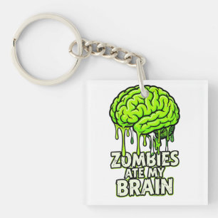Llavero "Los Zombies Se Comieron Mi Cerebro" Divertido Hal