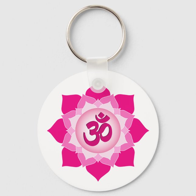 Llavero Loto rosa (Anverso)