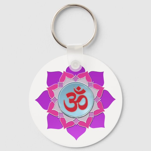 Llavero Loto rosa (Anverso)