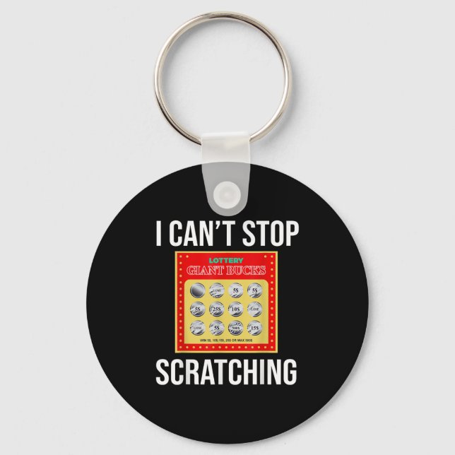 Llavero Lottery I Can't Stop Scratching - Scratch Ticket  (Anverso)