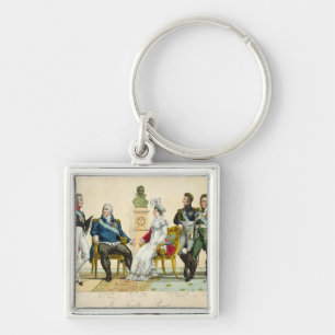 Llavero Louis XVIII y su familia