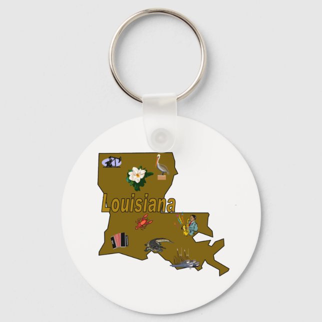 Llavero Louisiana Keychain (Anverso)