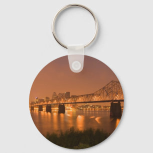 Llavero Louisville Kentucky Night Lights Bridge Ohio River