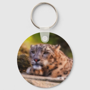 Llavero Lounging Leopard
