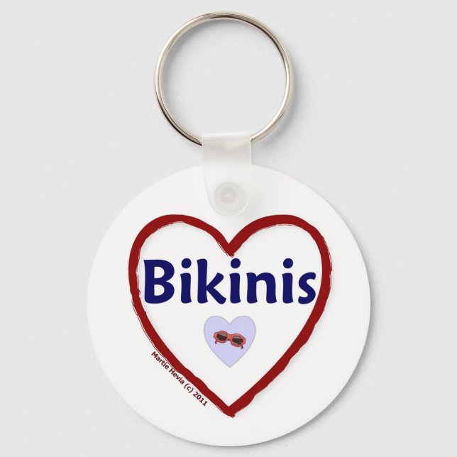 Llavero Love Bikinis (Anverso)