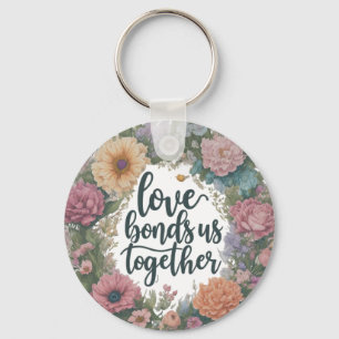 Llavero Love Bonds Us Together Keychain