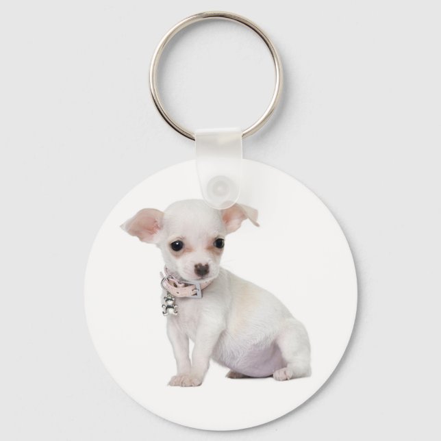 Llavero Love Chihuahua Puppy Dog Keychain (Anverso)