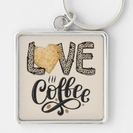 Llavero Love Coffee citas graciosas y lindas para ella