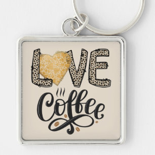 Llavero Love Coffee citas graciosas y lindas para ella