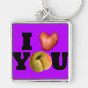 Llavero LOVE Colección I Love You Purple Keychain