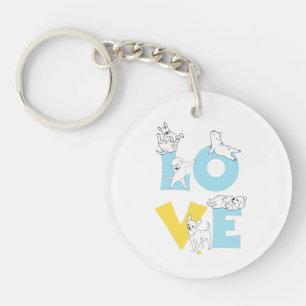 Llavero love dog
