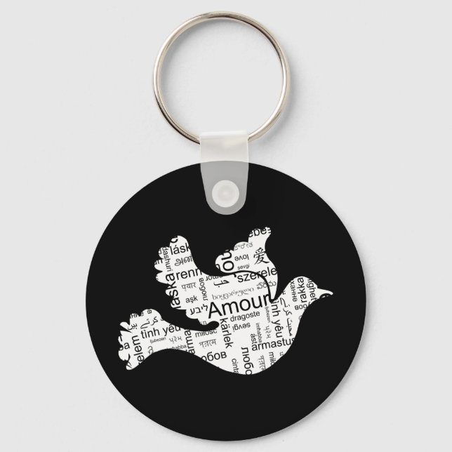 Llavero Love Dove (Anverso)