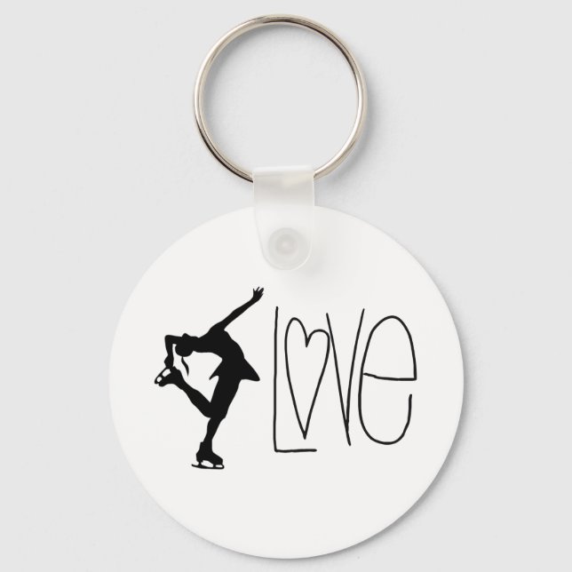 Llavero "Love Figure Skating" Key Chain (Anverso)
