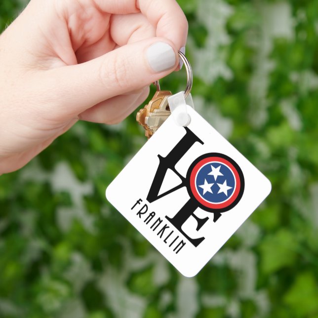 Llavero LOVE Franklin Tennessee (Mano)