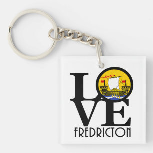 Llavero LOVE Fredrickton New Brunswick
