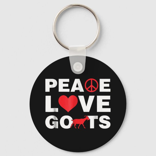 Llavero Love Goat Peace Goat (Anverso)