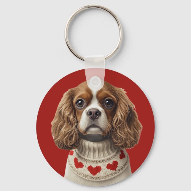 Llavero Love Heart cavalier (Anverso)