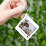 Llavero Love Heart Text y 2 fotografías<br><div class="desc">Love Heart Text y 2 Photograph keychain de Ricaso - un llavero sencillo pero impresionante - añaden sus fotos favoritas y su propio texto a esta plantilla</div>