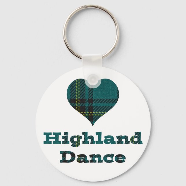 Llavero Love Highland Dance (Anverso)