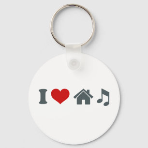 Llavero Love House Music