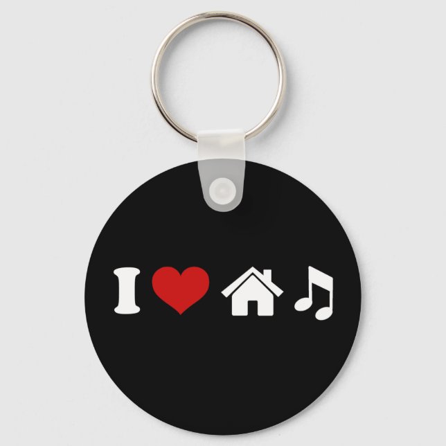 Llavero Love House Music Keychain | Regalos de baile de Ib (Anverso)