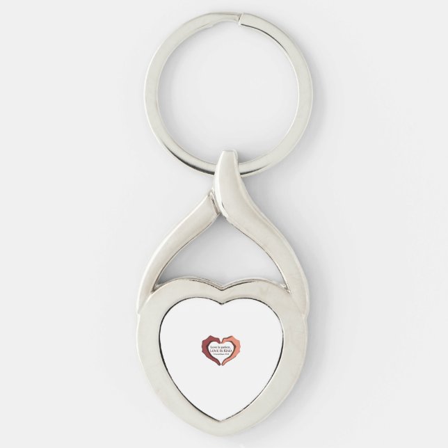 Llavero Love Is Patient Refined Aesthetic  (Anverso)
