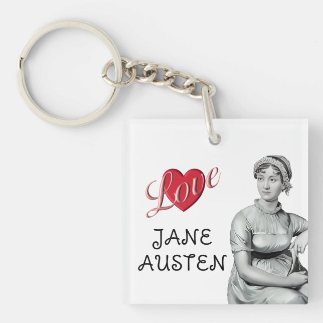 LLAVERO LOVE JANE AUSTEN (Frente)