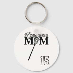 Llavero Love Lacrosse Mom Lacrosse #15 Shirt Lax Player Je
