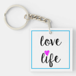 Llavero Love Life Modern Keychain