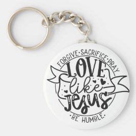 Llavero Love Like Jesus Keychain